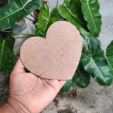 MDF Stencil Heart shape - 5 inch
